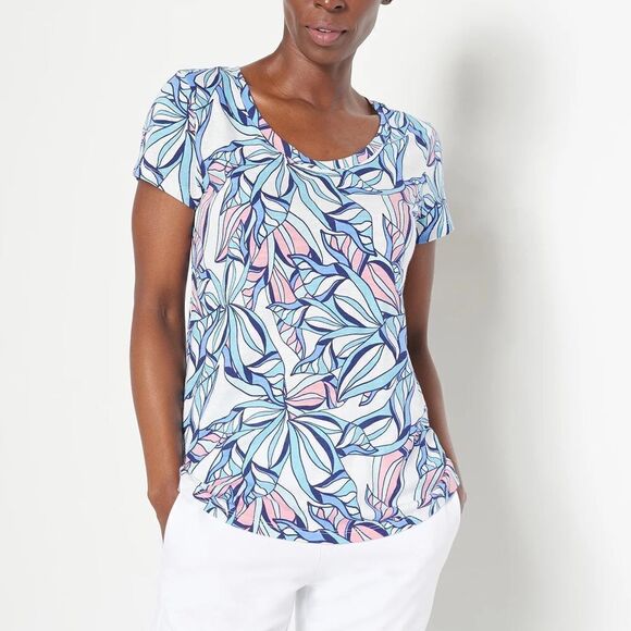J Jason Wu Knit Scoop Neck Tee - Picture 1 of 4